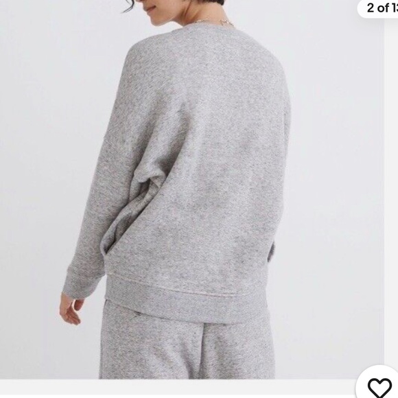 Madewell Betterterry Crewneck Sweatshirt - Picture 2 of 4